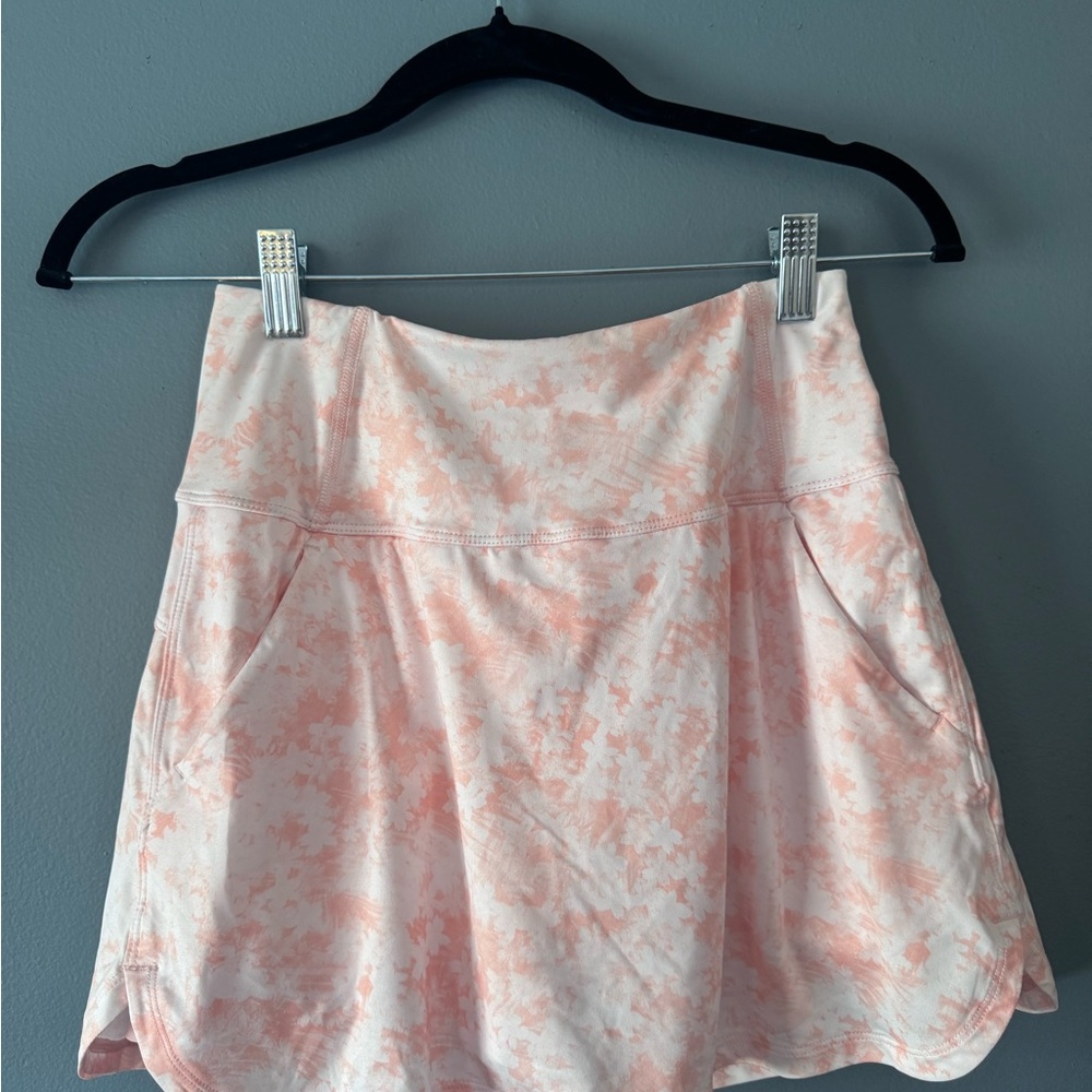Puma Pink Marble-Print Mini Skirt - Picture 2 of 3